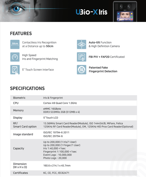 UBio-X Iris-2