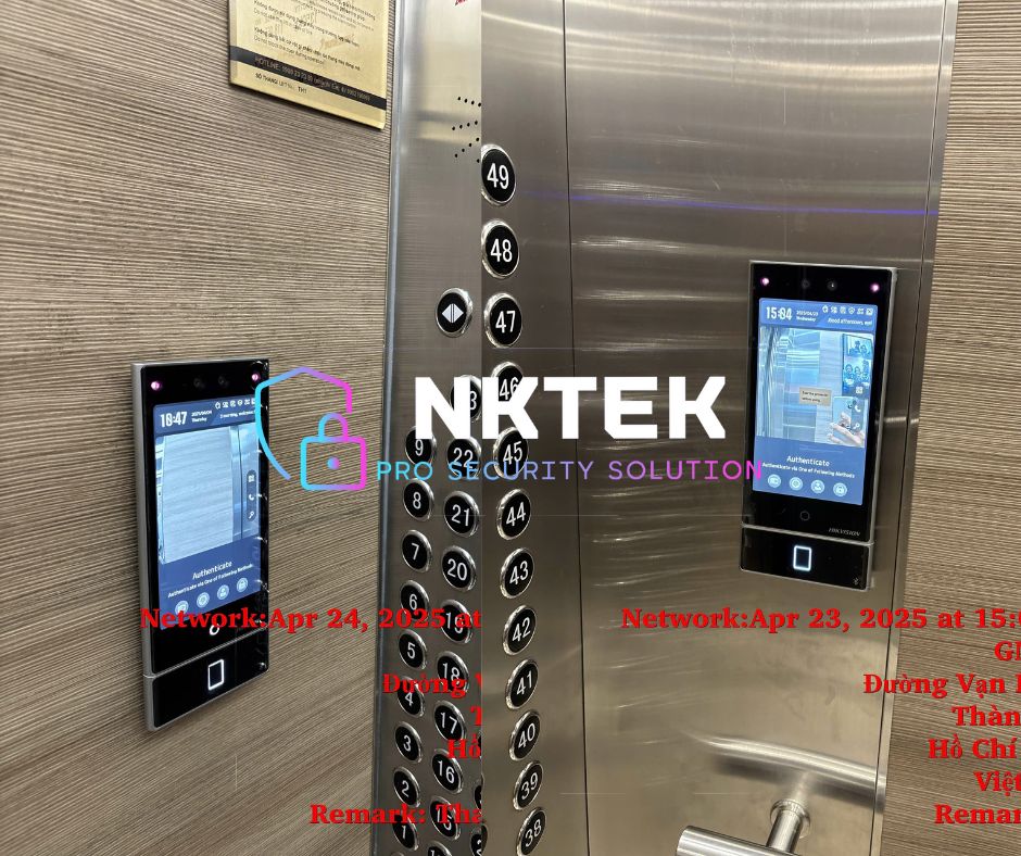 thiết bị phân tầng thang máy sử dụng khuôn mặt